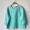 ZANZEA Women Casual Round Neck 3/4 Sleeve Polka Dot Print Loose Blouse