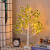 USB LED Cherry Blossom Crystal Tree Lamp for Room Decoration - Rose Flower Light with Colorful Simulated Lights