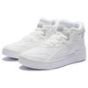 Li Ning Wave Mid Abrasion Resistant Slip Resistant Thermal Mid top Skateboard Shoes Women's White AGCS324-1