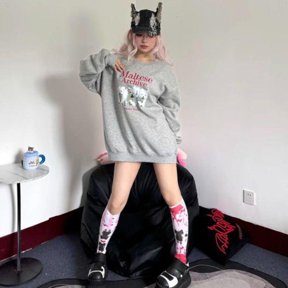 Welpenketten Dobermann Ohren Hut Hasenohren Snapback Kappe Riss-Denim Baseballkappe Mädchen