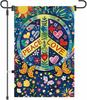 12x18 Inch Peace Love Garden Ag Hippie Buttery Ower Outdoor Oral Farmhouse Yard Decor Double Sided (pl1) HJN ZZU WWL EEL