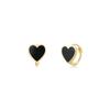 Westisland Heart Silver One-Touch Earrings Yg_Ws0442323