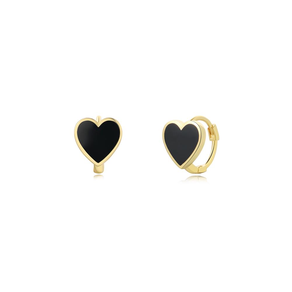 Westisland Heart Silver One-Touch Earrings Yg_Ws0442323