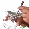 Heat Resistant Magic Glass Teapot Creative One-button Filtering Teapot  Loose Tea