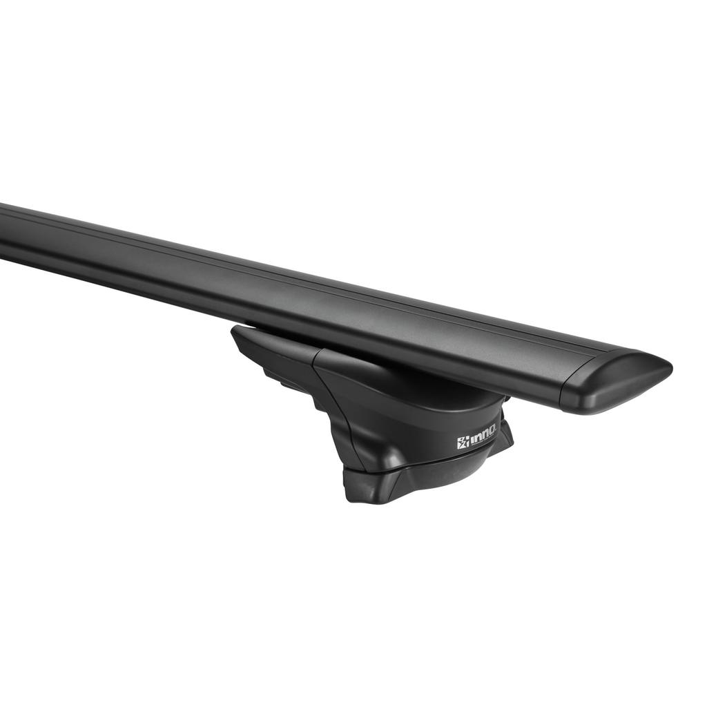 Carmate XS450BK Aero Base Roof Rack for Flush Through Increased Loading Width with Through Bar Type Rails, Type,