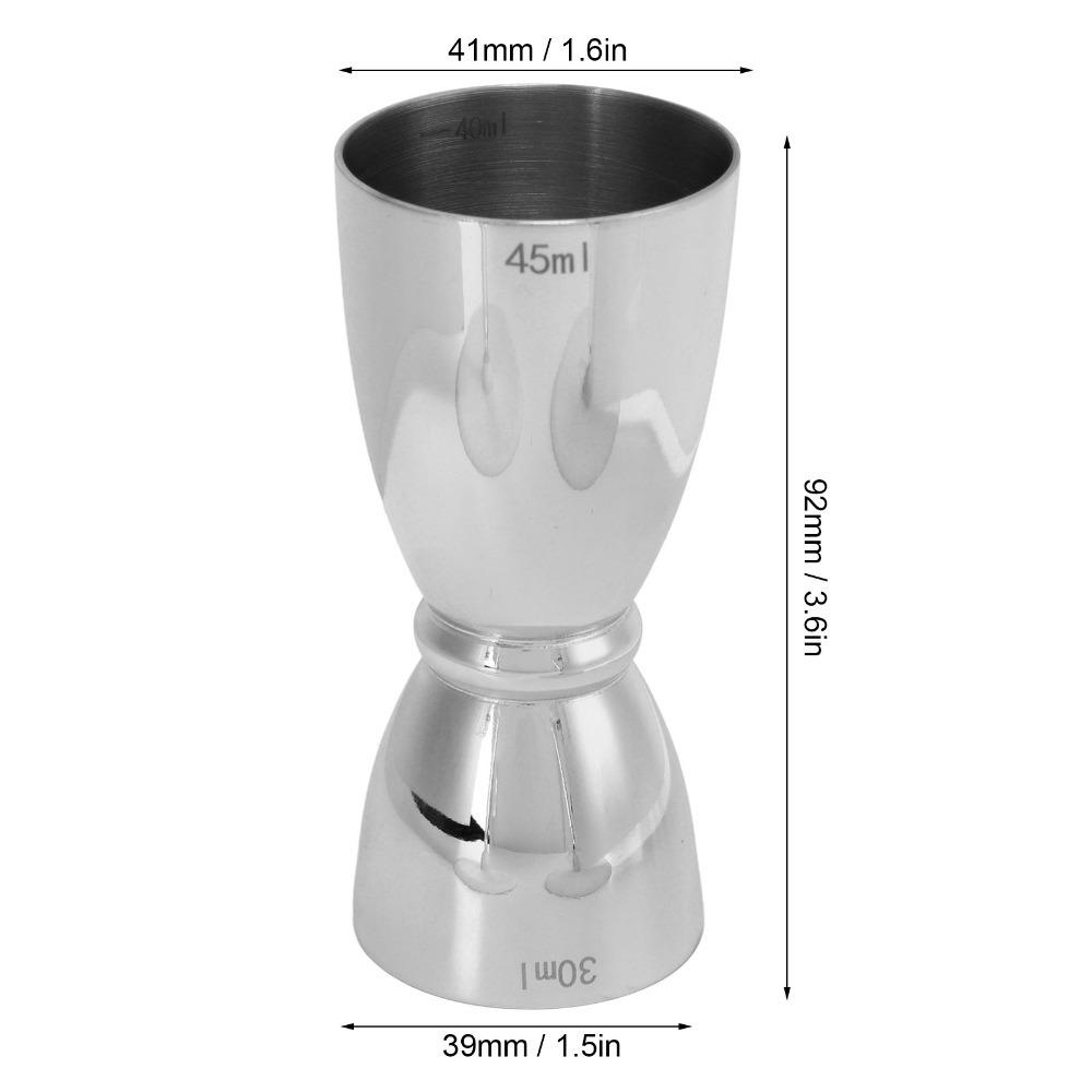 Anti Rust Measuring Cup Stainless Steel Wine Measure Cup Lightweight Cocktail Shaker Hotel