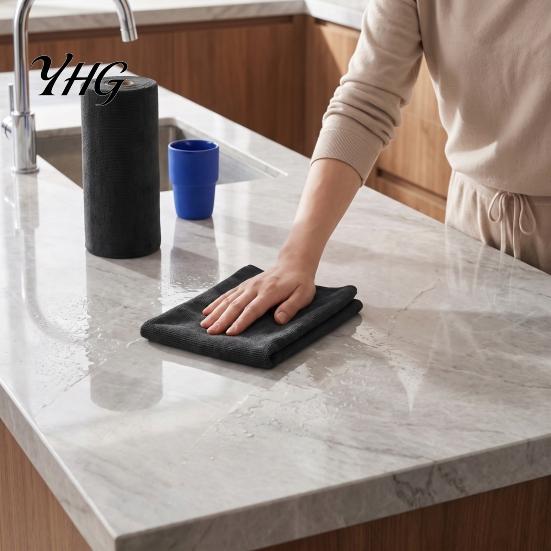Tearable Cleaning Rolls Microfiber Cloth Roll, Reusable Tear Away Paper Towels, Multi-Purpose Non Shedding Dusting Washable Towels for Kitchen