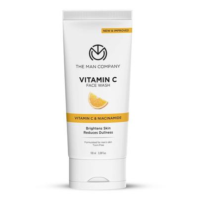 The Man Company Vitamin C Gel Gesichtsreiniger Für Mann Stabiles Vitamin C & Niacinamid Gesichtsreiniger 100ml, 1 Stück