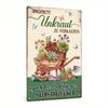Vintage German Metal Tin Sign - 'ANGEBOT: Unkiaut ZU VERKAUFEN' Wall Art for Home, Farmhouse & Garden Decor - Perfect Gift Idea
