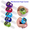 Mini Digital Finger Ring Counter Electronic Tally Clicker Knitting Row Stroke Counting Tool for Sewing Craft Accessory Set Kit
