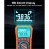 NJTY T58B T58C Inductance Digital Multimeter AUTO Range 9999 Counts  Voltage Current Capacitance LED Smart Backlit Large Screen