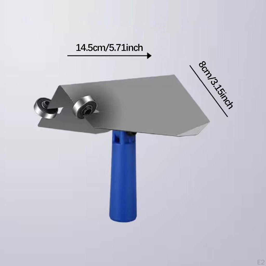 Gletieră Unghi Interior Instrument Gips-Carton Mâner Confortabil Compact 90 Grade Reparare Perete