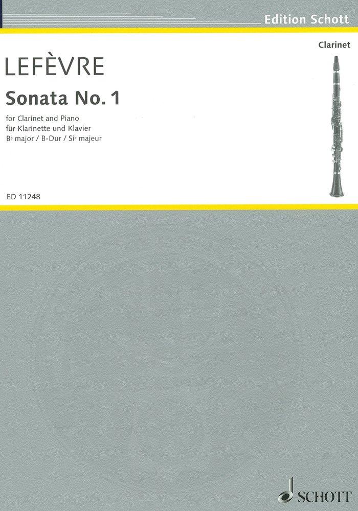 Wittner-Lefèbre: Sonata No. 1 (Clarinet, Piano) Schott Publishing