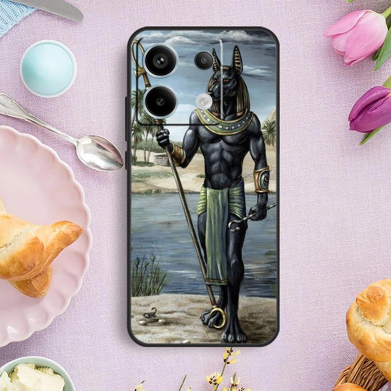 Egypt Nefertiti Anubis Ankh Case For Xiaomi Redmi Note 12 11 9 10 13 Pro Plus 9S 10S 11S 12S Redmi 12 10 C 9C 13C Cover