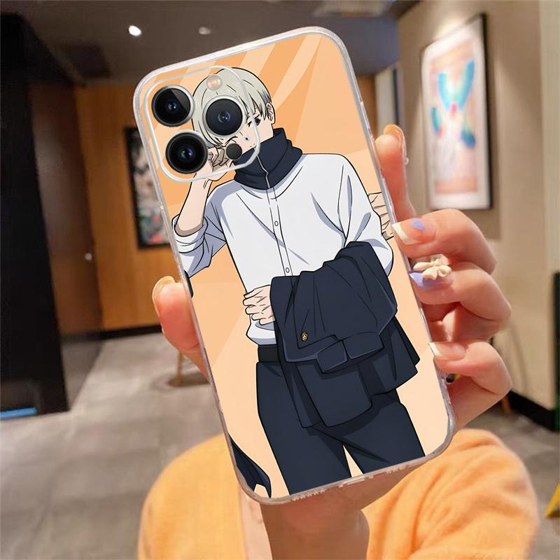 Toge Inumaki Anime Phone Case For iPhone 17 Pro Max Air 16 15 14 13 Pro Max 15 16 Pro 15Plus 16E Silicone Cover