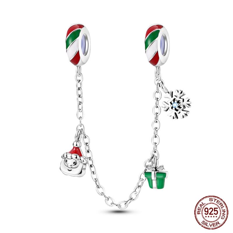 New Copper Fashion Christmas Snowman Elk Ice Boots Charm Bead Suitable For Brand Original Bracelet Diy Jewelry Gift