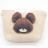 Nakajima Corporation The Bear School Boa Face Pouch Beige 172525
