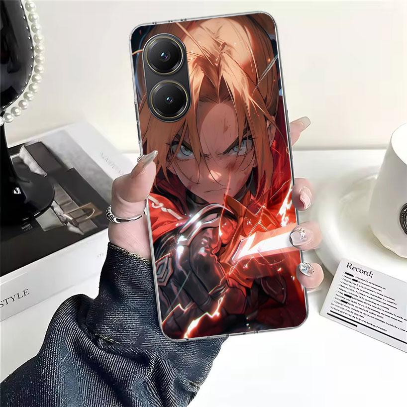 

Аниме Стальной Алхимик Мягкий Чехол Для Телефона Для Xiaomi Redmi 15C 15 13C 13 Poco X5 X6 X7 F7 Ultra M7 12C 12 10 10C 9C 9A 9T 9 F Xiaomi Poco F7