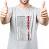 New Arrived Unisex Round Neck Tshirt Vintage Promoted To Daddy 2021 American Flag Design Anime For Him Tee Shirt Breathable Tee