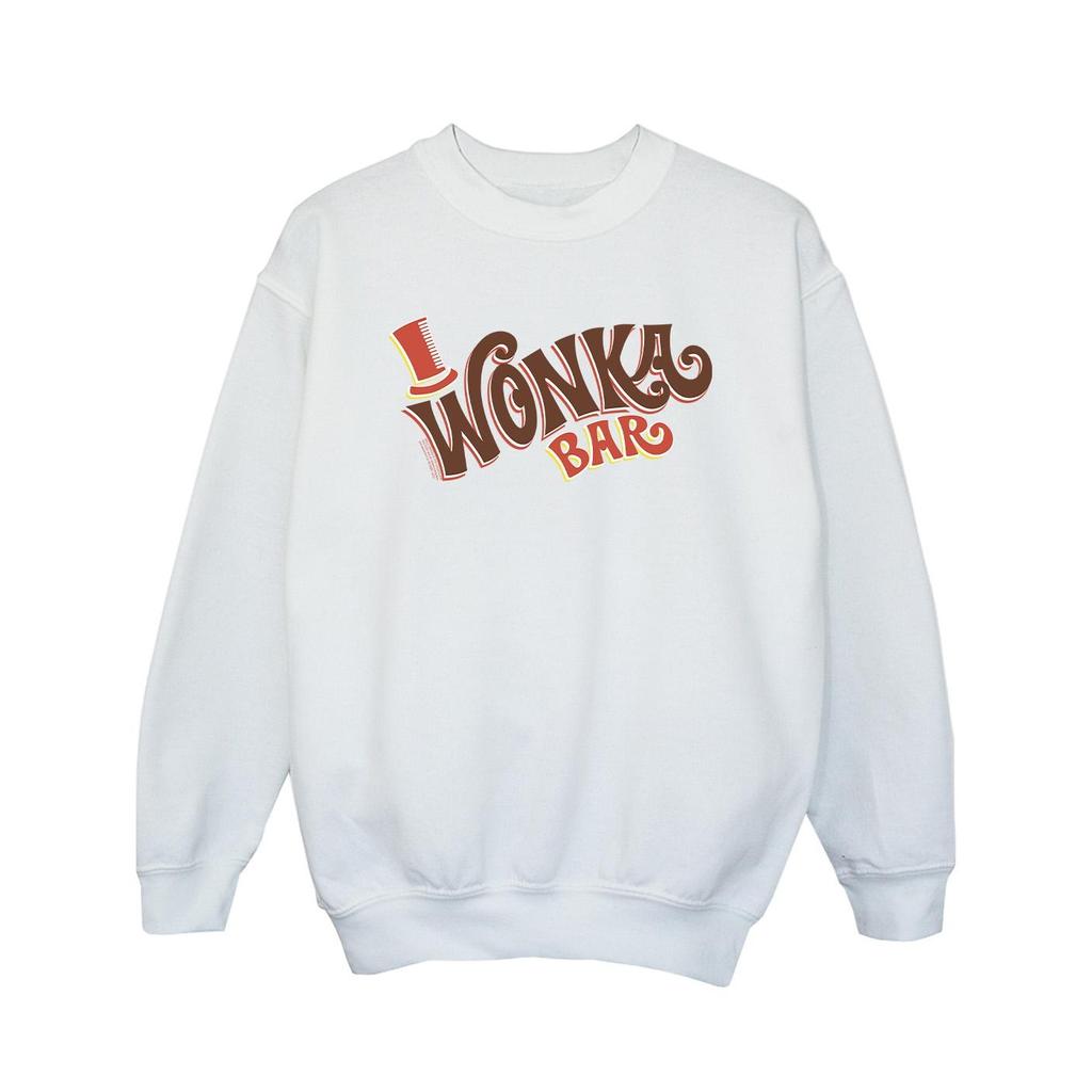 Willy Wonka Girls Bar Logo Sweatshirt
