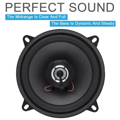 Altavoz Coaxial HiFi para coche de 5 pulgadas, 400W, 2 vías, Universal, Audio automotriz, música, estéreo, Subwoofer, altavoces de frecuencia de rango completo
