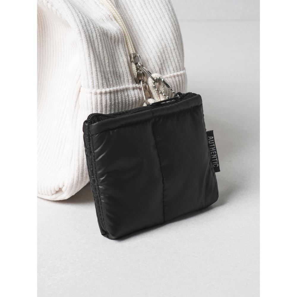 Daiso Padded Mini Coin Purse Black