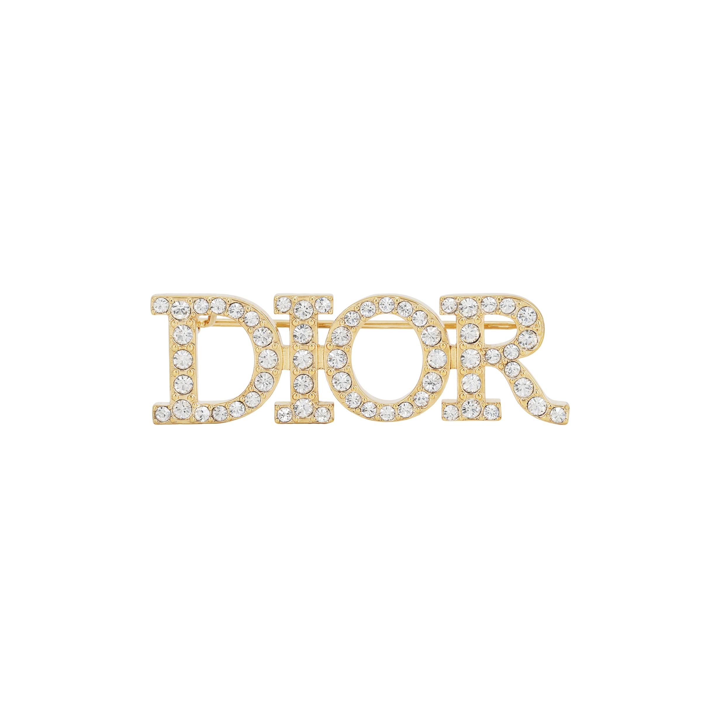 Dior Evolutton Zeltīta Metāla Piespraude Sieviešu