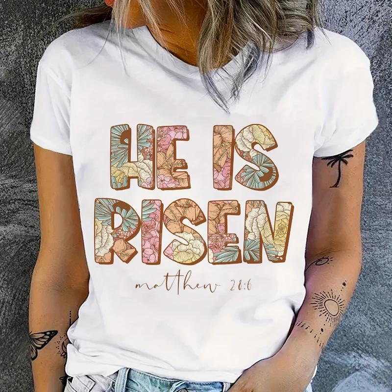 Women's Rock and Roll Free Bird Print T-Shirt Short Sleeve Casual Top for Spring & Summer with Comfortable and Stylish Clothing