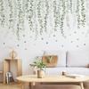 Pflanzenblatt Ast Haus Wandaufkleber Wohnzimmer TV-Hintergrund Aufkleber DIY Dekoration