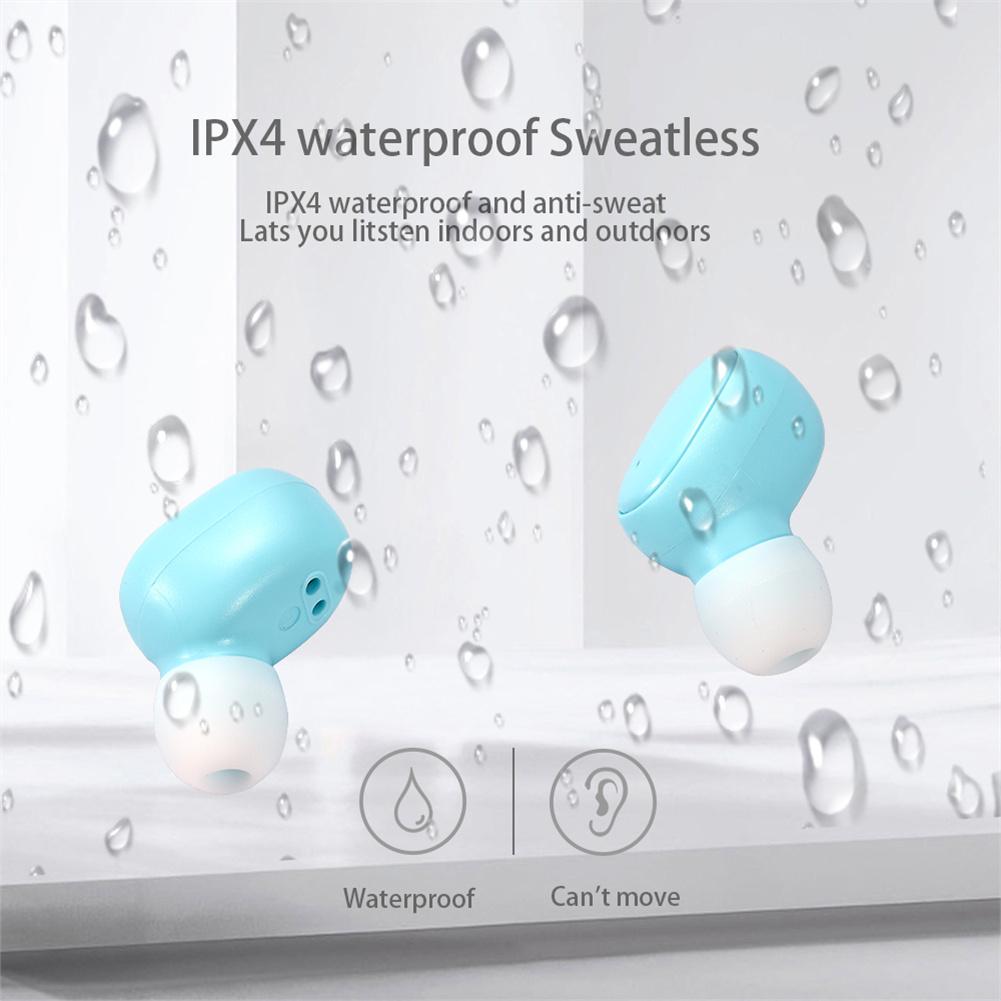 A6S Wireless Earbuds Waterproof Noise Canceling Stereo Sound Earphones In Ear Headphones For Sports Gaming Running