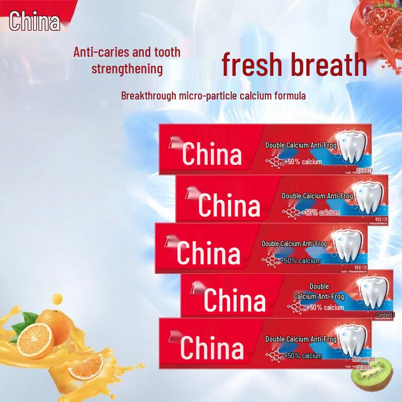 Zhonghua Anti-Cavity & Fresh Breath Fruit Flavor Toothpaste