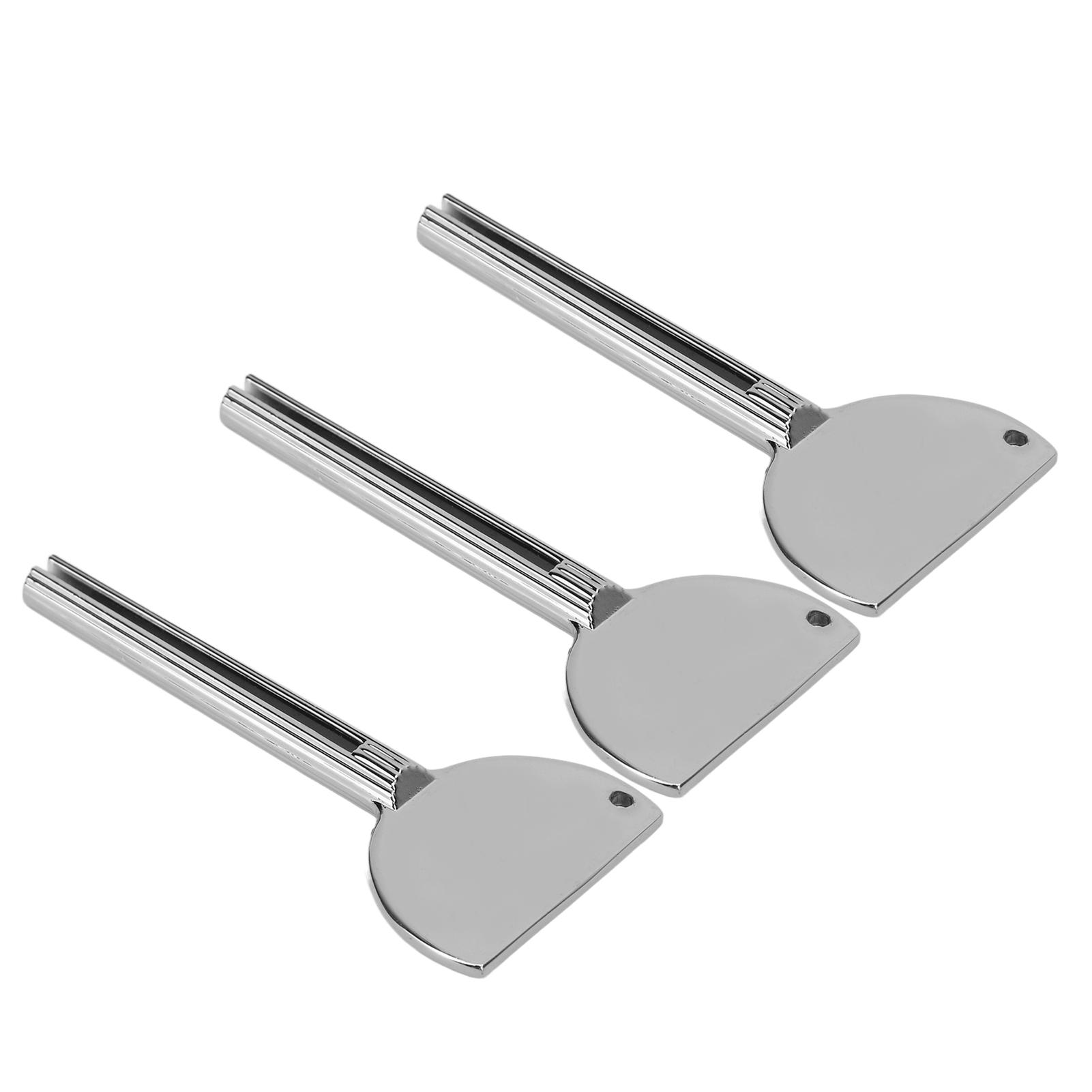 

3 шт. Ключевой выжимной пресс из нержавеющей стали, полукруглый выжимной ролик для зубной пасты для волос и окрашивающей пасты