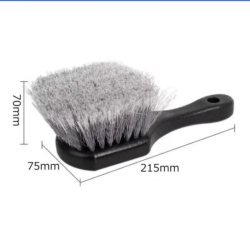 Audiophan Wheel & Tire Brush for Car Rims, Soft Bristle Car Wash Brush, Clean
