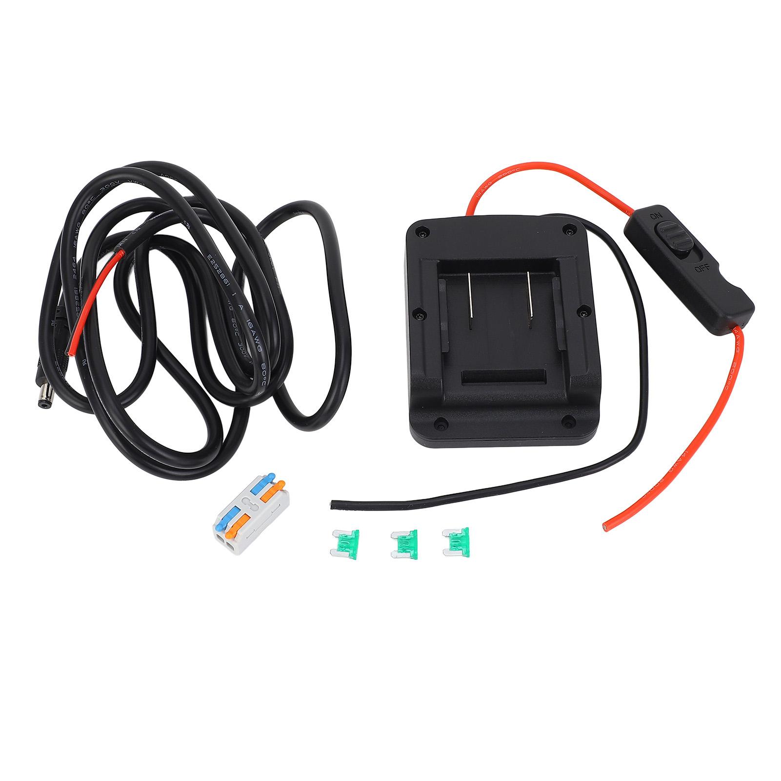 

Кабель питания постоянного тока для мини-антенны, предохранители 30 А, адаптер для аккумулятора 18 В для портативного устройства Power X Change