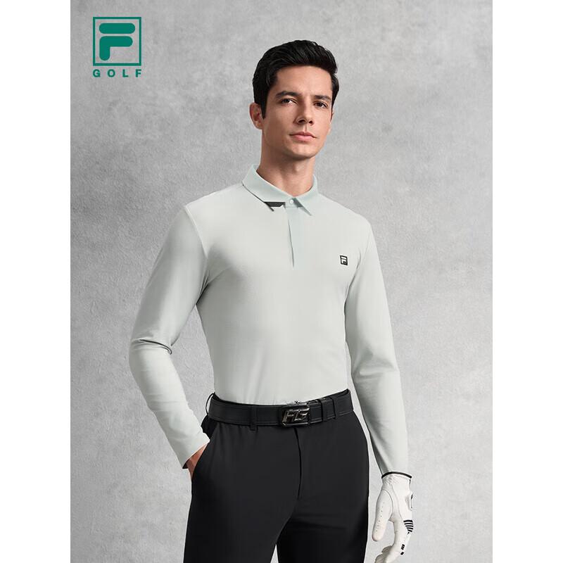 

Fila Men s Knitted Long-Sleeve Golf Polo Shirt XXL