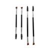 Dual-Ended Eyebrow & Eyeshadow Brush Set: Angled, Concealer, Spiral, Eye Makeup Tools.