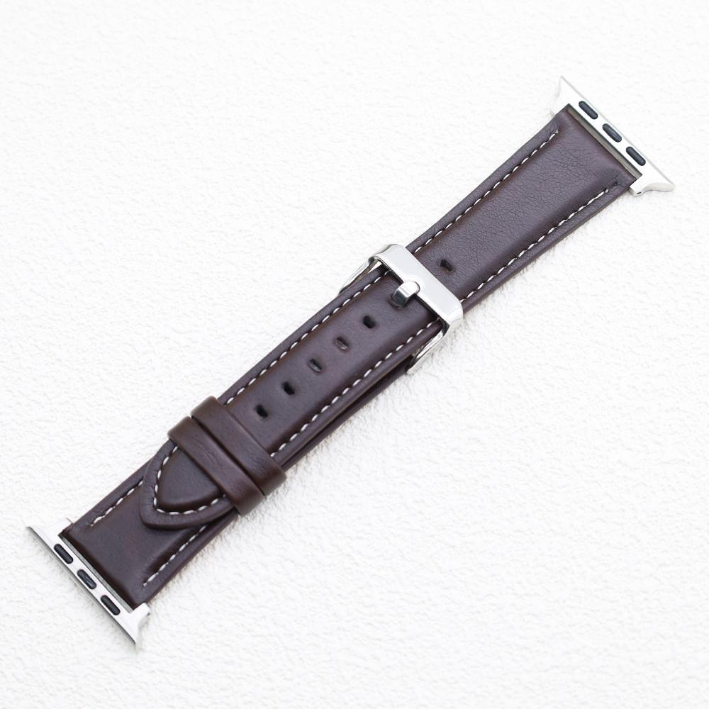 Kožený řemínek pro Apple Watch 44mm 40mm 45mm 41mm 42mm 38mm 49mm 46mm náramek iwatch series10 Ultra 2 9 SE 8 7 6 5 4