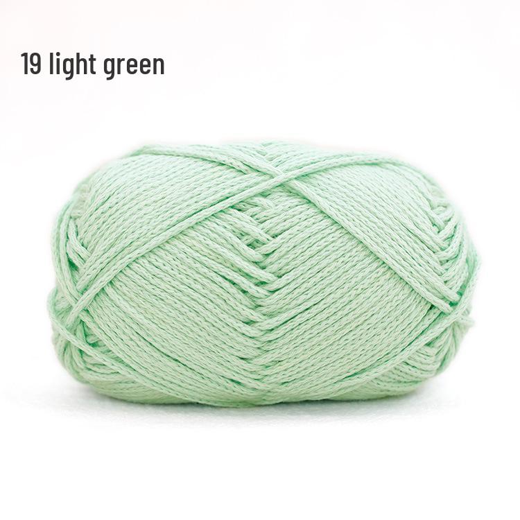 Xue Feier Suxin 2mm Round Hollow Pure Cotton Crochet Yarn for DIY Knitting