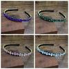 Non-Slip Sparkly Headband Crystal Bezel Crystal Hairbands Fashion Girls Hair Accessories  Wome