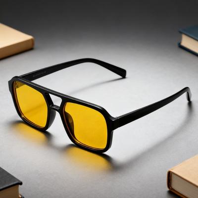 Vintage Square Sunglasses Women Men Double Bridges Sun Glasses Stylish Anti-glare Driving Eyewear Female UV400 Gafas De Sol