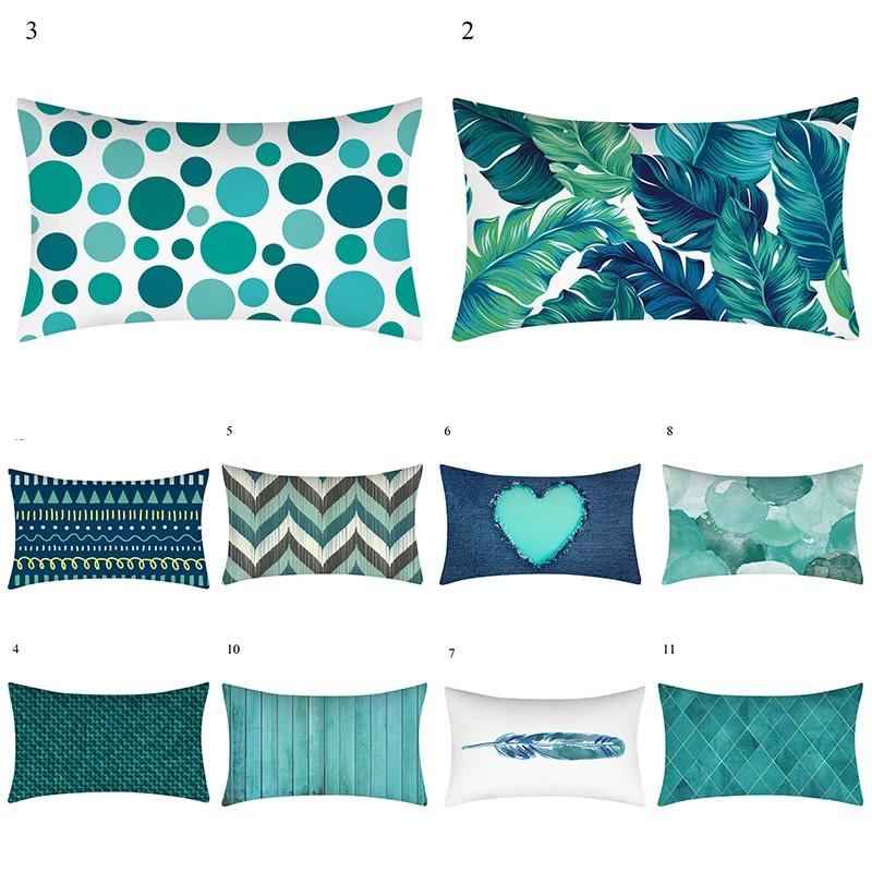 Throw Pillow Tropical Plant Cover Decorative Pillowcase Cushion Home Decor