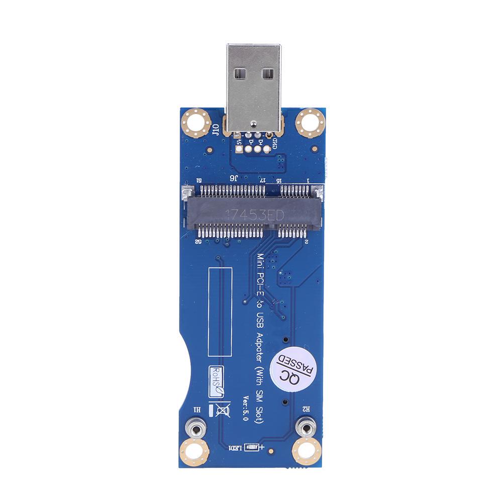 SIM Kart Yuvası WWAN LTE Modül Adaptör Kartı ile Mini PCI-E Kablosuz ...