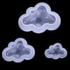 3D Fondant Silicone Mold for Chocolate, Resin, Aroma Stones, and Plaster - Large & Small Cute Cloud Design