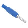 10pcs J.10023 4mm Banana Plug Professional Brass 4mm Male Banana Plug for Security AccessoriesBlue