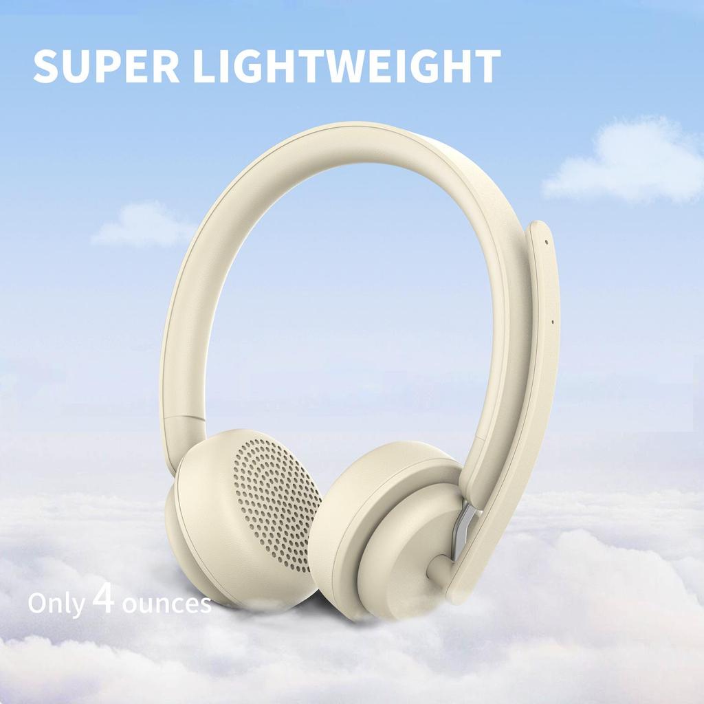 Awatrue EH10 Lightweight Wired Headset for Calls, Gaming, Aviation, and Business.