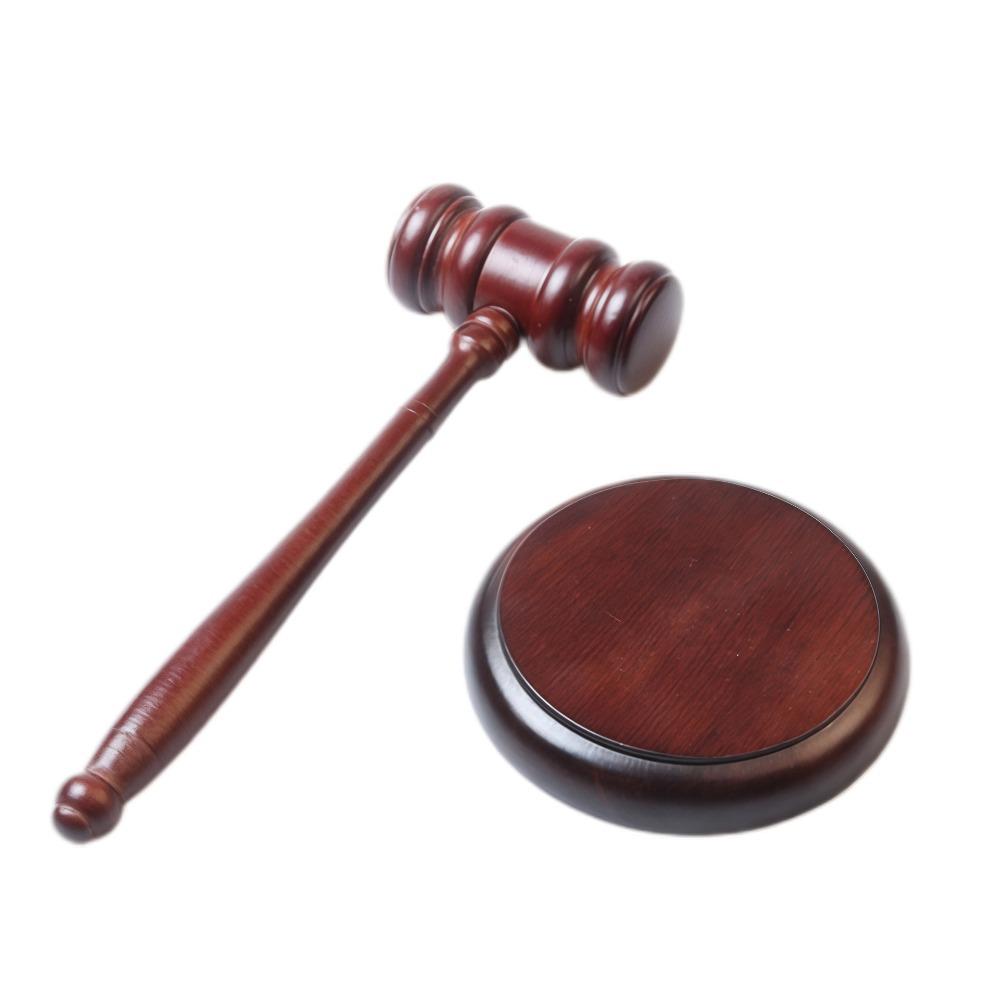 with Sound Block Wooden Judge Hammer Long Handle Decorative Hammer Set Sound Hand Tools  For Judge