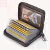 2025 Genuine Cowhide Unisex Compact Anti-Magnetic Card Holder & Document Sleeve