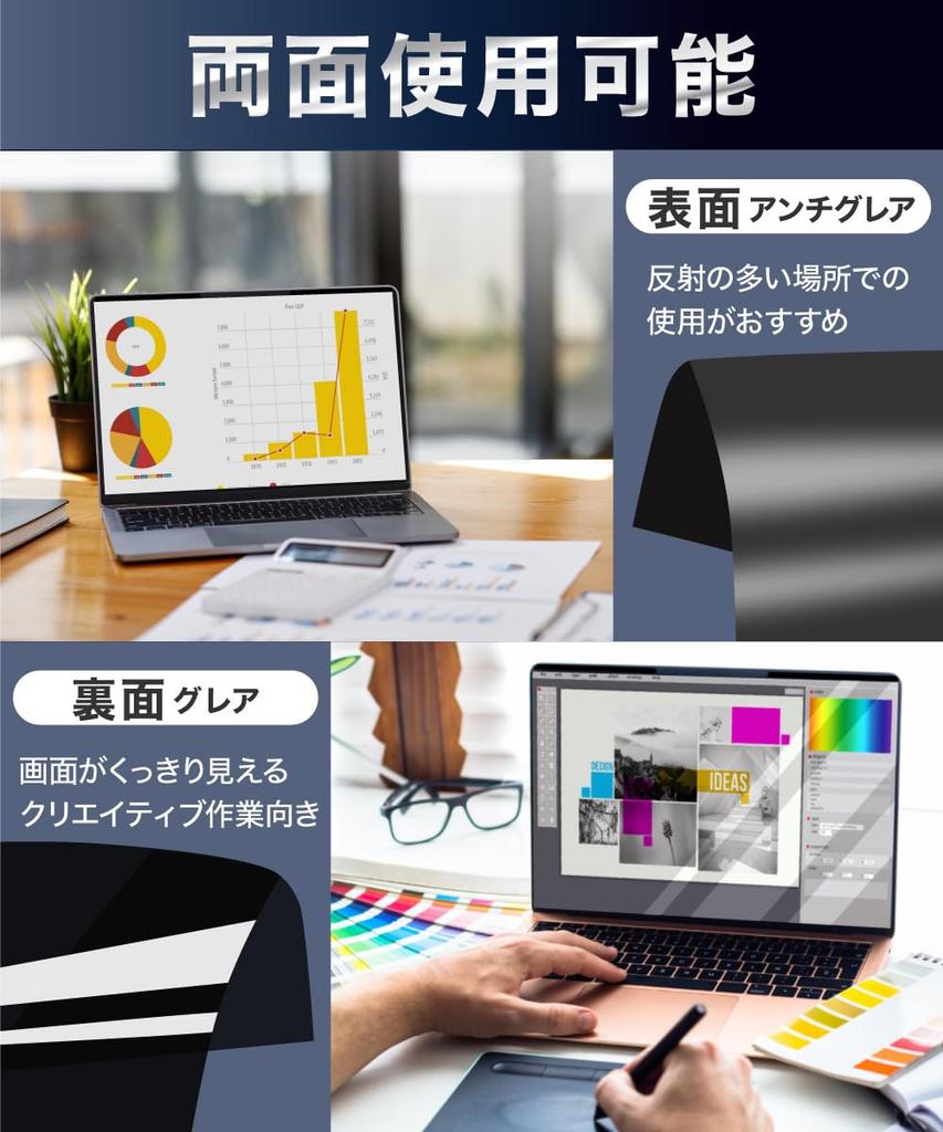 LOE VAIO Pro PK VJPK23 Privacy Screen Protector, Magnetic, Blue Light Blocking, Anti-Reflective, 14-inch, 1 Sheet