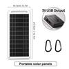 Flexible Solar USB Charger: 5V 2W-10W for Mobile Phones & Fans