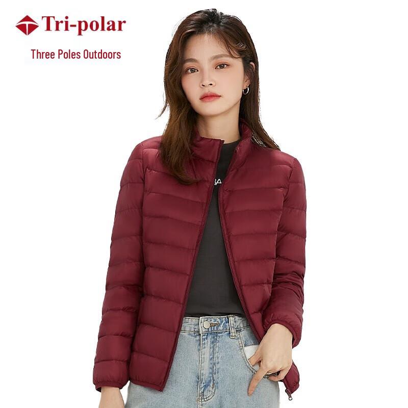 Tri-polar Women's Lightweight Stand Collar Down Jacket TP8533